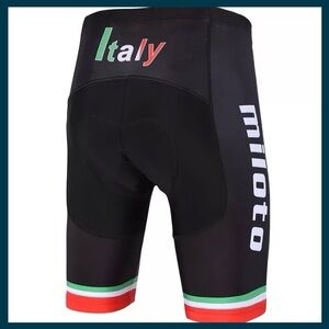 Miloto Italy Black Padded Bike Shorts (3XL)